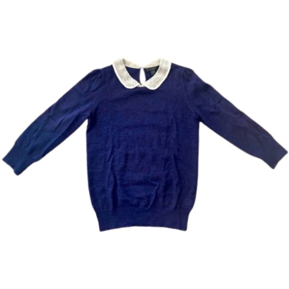 Academia Peter Pan Collar knit J Crew - Picture 1 of 3